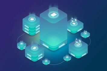 Isometric Ico Cryptocurrency Web Hosting Server  1