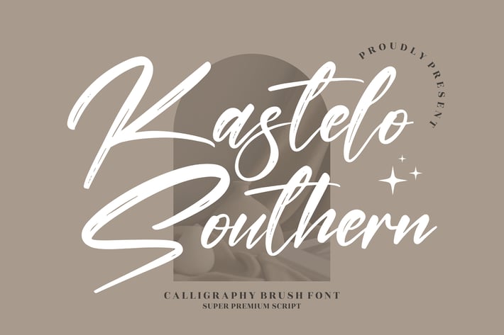 Kastelo Southern Calligraphy Brush Font
