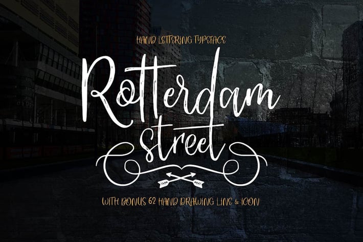 ROTTERDAM STREET - handlettered