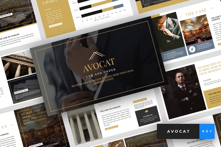 Avocat - Lawyer Keynote Template