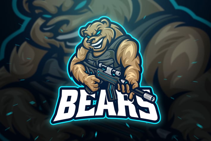 Bears Sniper Sport and Esport Logo