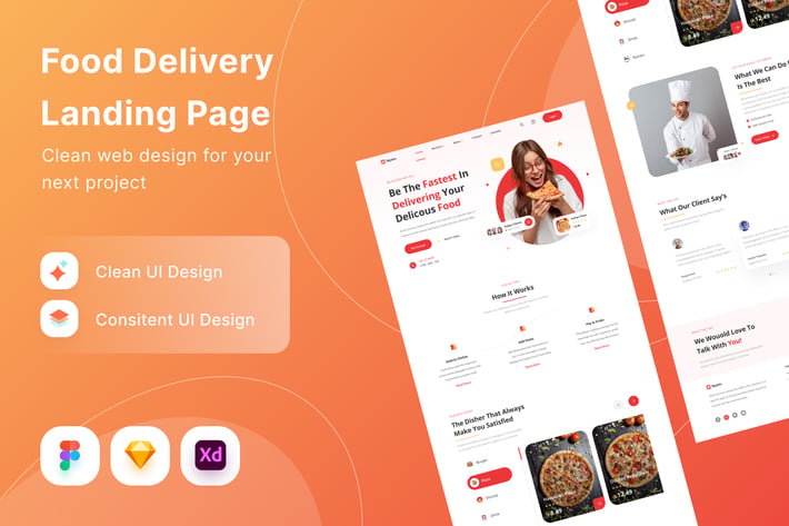 Food Delivery Landing Page