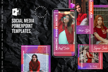 Social Media Powerpoint Template