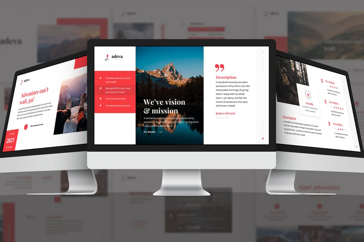 Adeva - Simplicity Google Slides Template