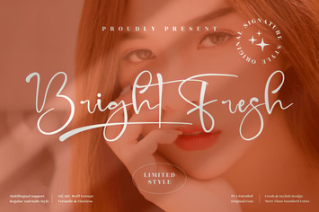 Bright Fresh Signature Font