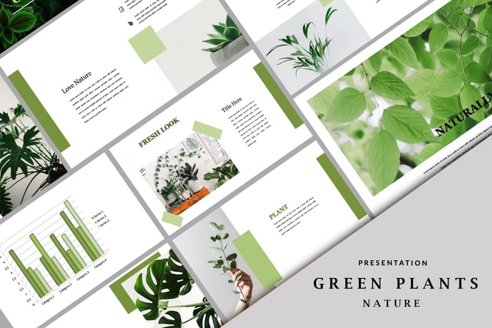 Green Plants - Nature Keynote Template