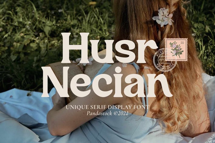 Husr Necian - Playful Serif Font