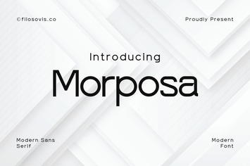 Morposa | Modern Sans Serif