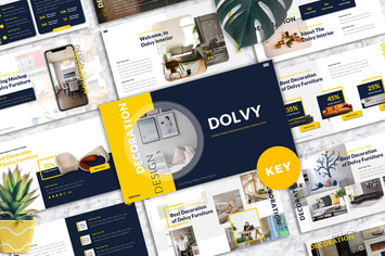 Dolvy - Furniture Keynote Templates