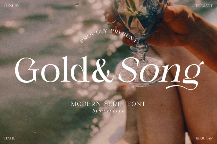 Gold Song Serif Font