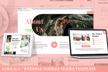 Loveala - Wedding Google Slides Template