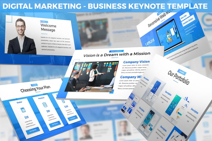 Digital Marketing Keynote Template