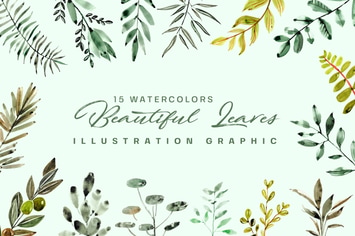 Leaves Watercolor