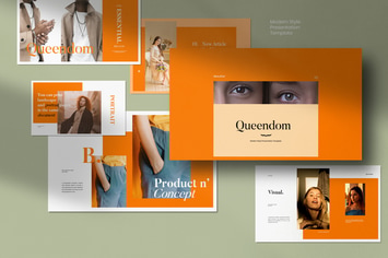 QUEENDOM - Lookbook Design Keynote 