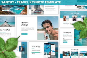 Santuy - Travel Keynote Template