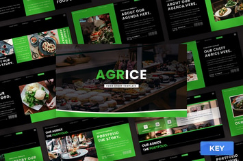 Agrice - Food Keynote Presentation Template