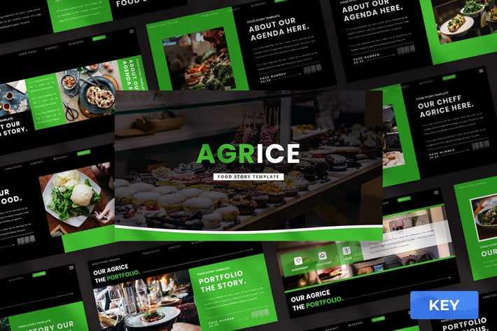 Agrice - Food Keynote Presentation Template