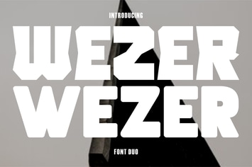 Wezer – Display Bold Font Duo