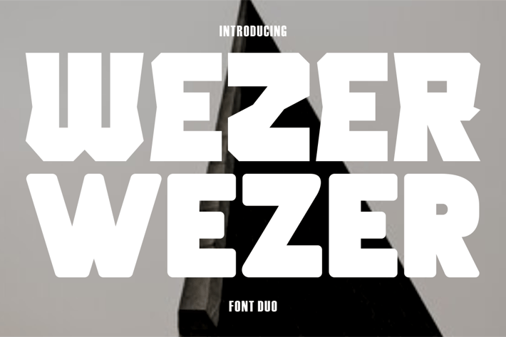 Wezer – Display Bold Font Duo