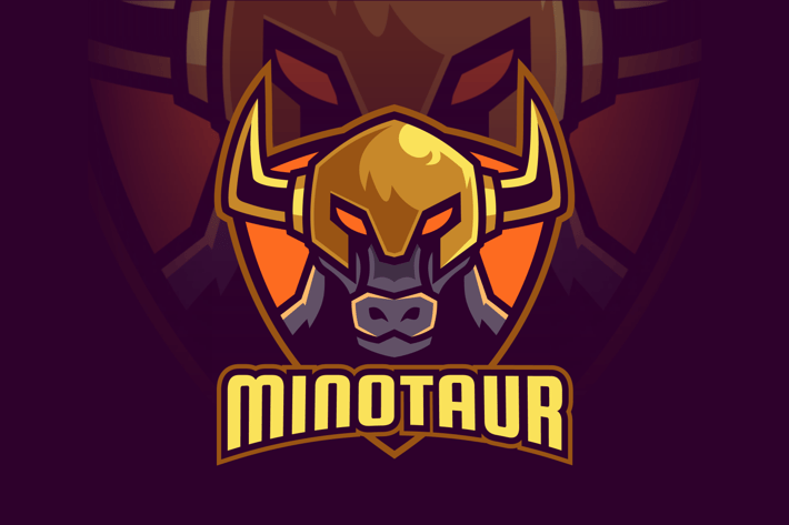 Minotaur Bull Sport Logo Design
