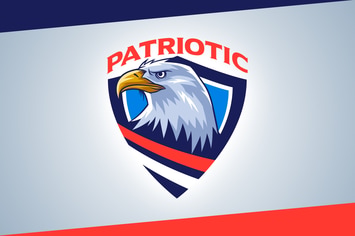Patriotic - Bald Eagle Emblem Logo