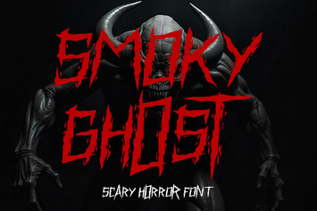Smoky Ghost - Scary Horror Font