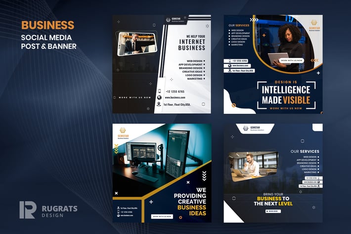 Business R1 Social Media Post Template
