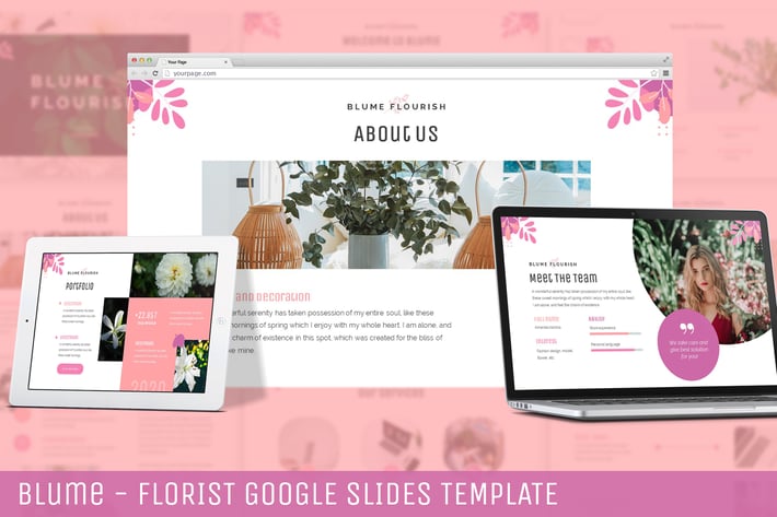 Blume - Florist Google Slides Template