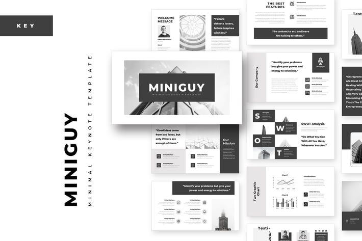 MiniGuy Minimal Keynote Template