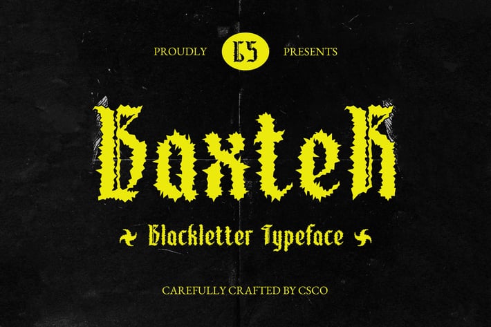 Baxter – Blackletter Font
