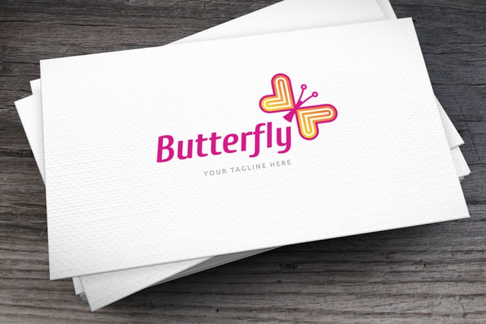 Butterfly Logo Template