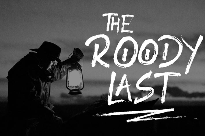 Roody Last - Brush Font