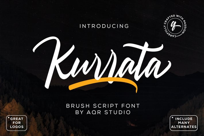 Kurrata Script Fonts