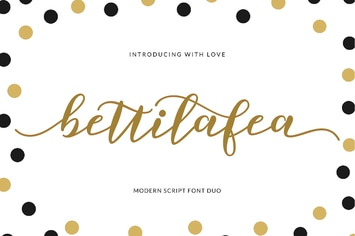 Bettilafea Font Duo + Webfonts