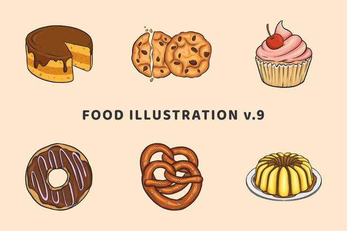 Food Illustration V.9