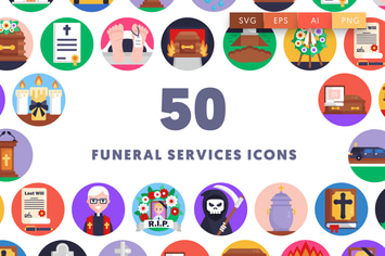 Funeral Services Icons
