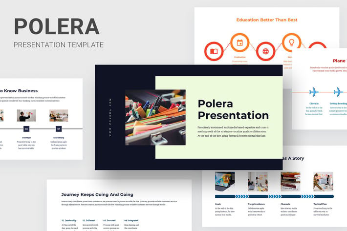 Polera - Timeline Infographics Powerpoint