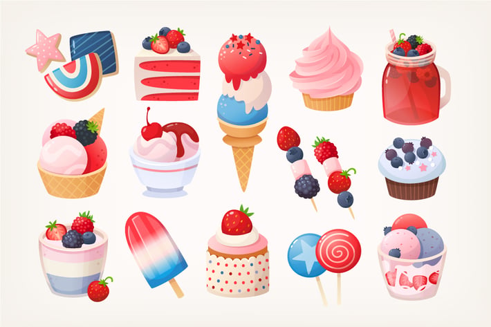 July desserts