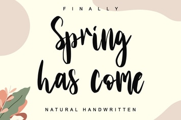 Spring Has Come