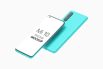 Mi 10 Phone Mockup