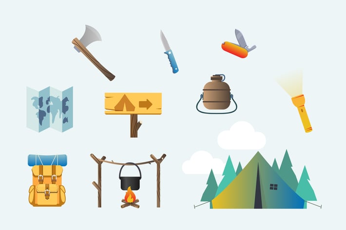 Going Camping Clipart