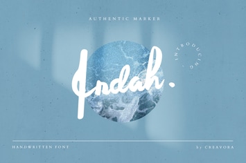 Indah - Bold Handwritten Font