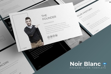 Noir Blanc - Keynote Template