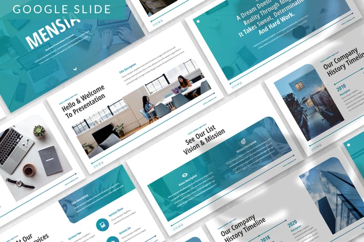 Mensia - Business Google Slide Template