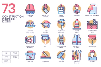 73 Construction Icons