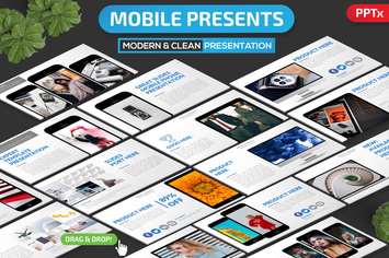 Mobile Powerpoint Presentation Template