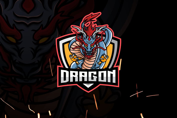 Dragon Esports - Mascot & Esport Logo