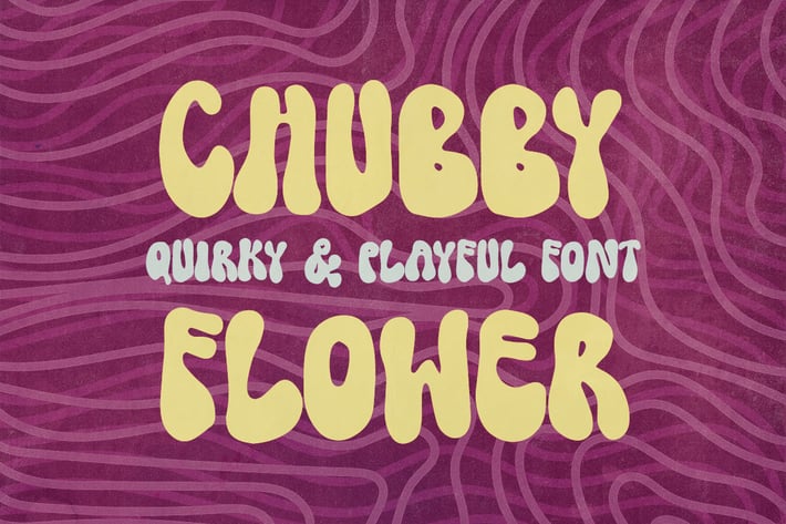 Chubby Flower - Playful & Cute Font