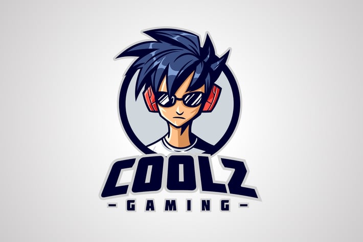 Cool Gamer Character Mascot Logo