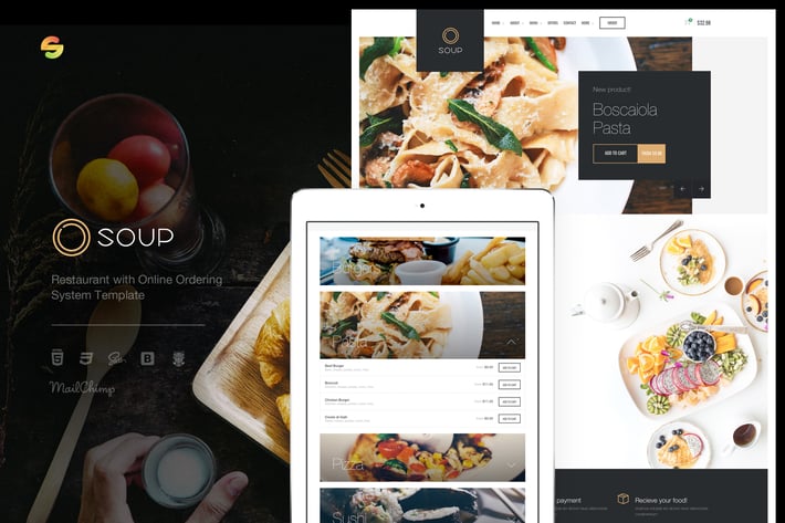 Soup - Restaurant with Online Ordering System